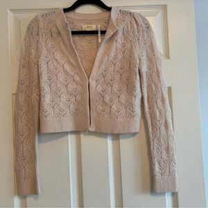 Maeve Light Pink Cashmere Cardigan